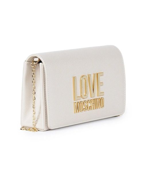 Love Moschino White Cross Body Bags