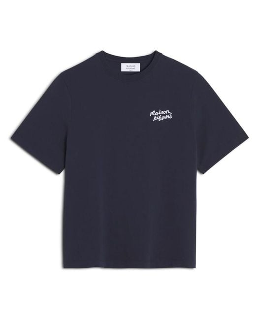 Maison Kitsuné Blue T-Shirts