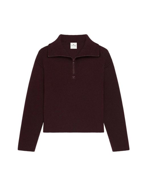 Courreges Gebreide Trui in het Purple