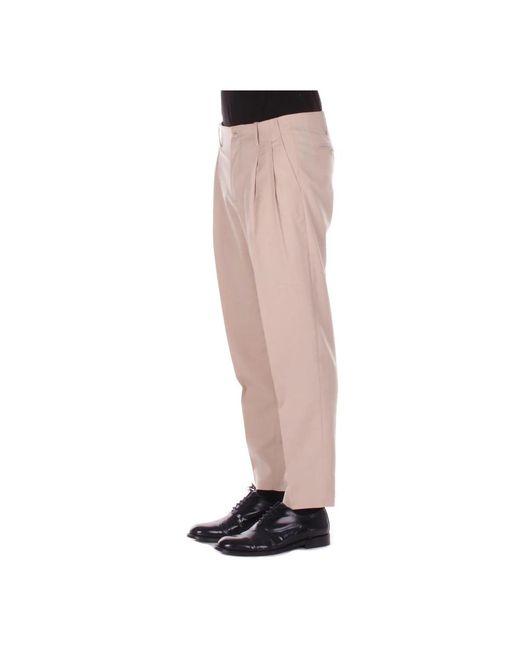 John Richmond Pink Straight Trousers for men