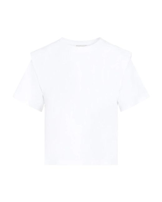 Isabel Marant White Weißes baumwoll zelitos t-shirt