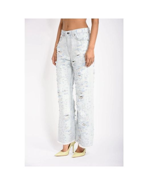 Haikure Blue Wide Jeans