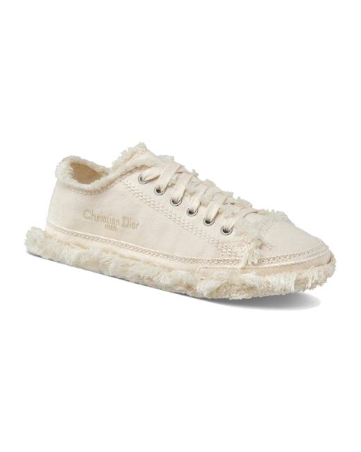 Dior White Canvas sneakers ss22
