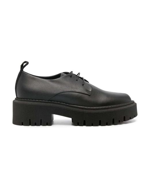 Lorena Antoniazzi Black Laced Shoes