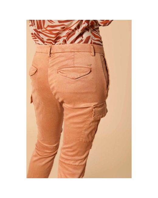Mason's Slim-Fit Trousers in het Orange