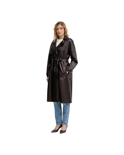 Guess Bianka Trench in het Black