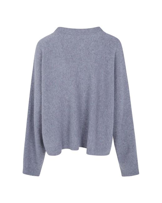 Sofie D'Hoore Blue Round-Neck Strickwaren