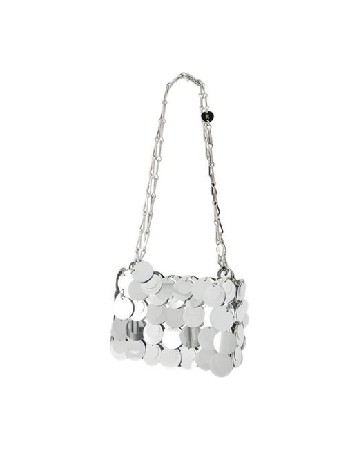 Rabanne White Shoulder Bags