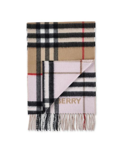 Burberry Pink Winter Scarves