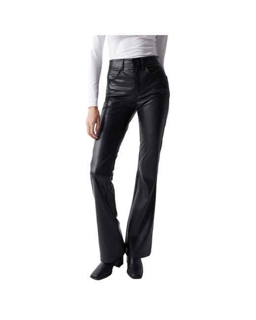 Salsa Jeans Black Wide Trousers