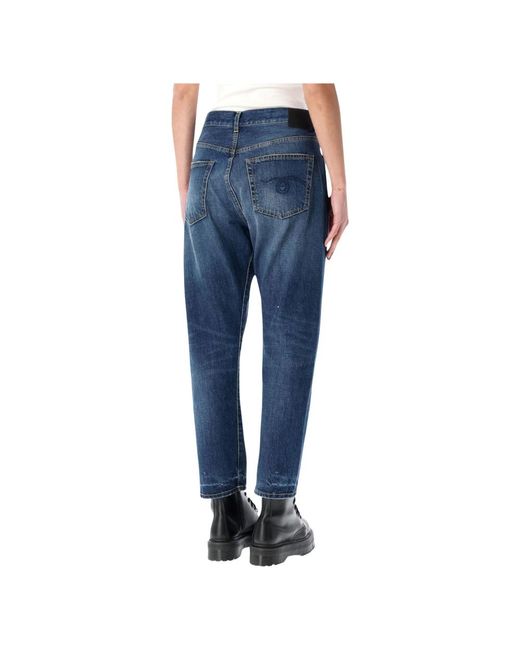 R13 Blue Cropped Jeans