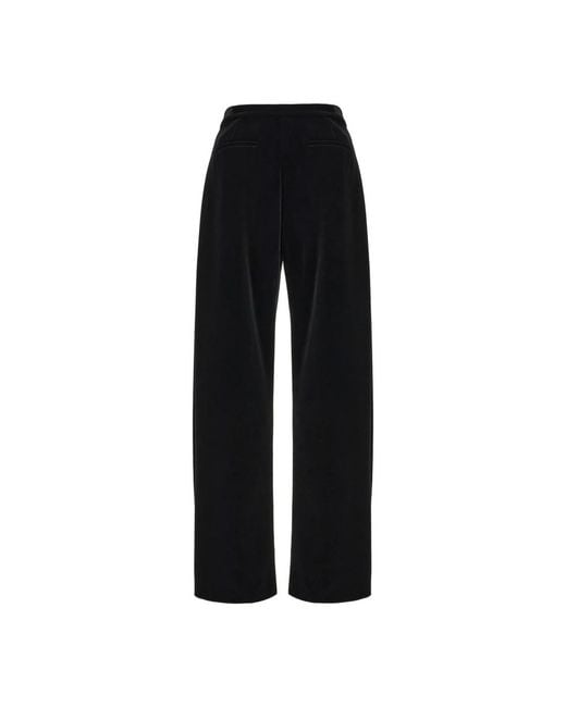 Sportmax Black Wide Trousers