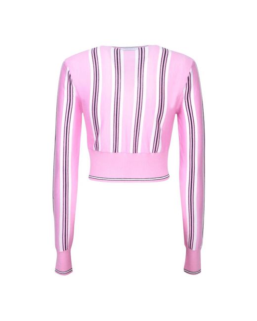 Jacquemus Pink Le Cardigan Spiaggia, Long Sleeves