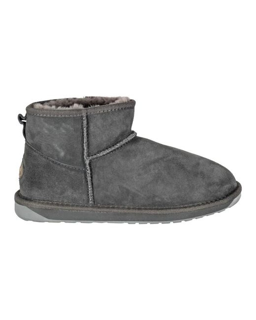 EMU Gray Winter Boots
