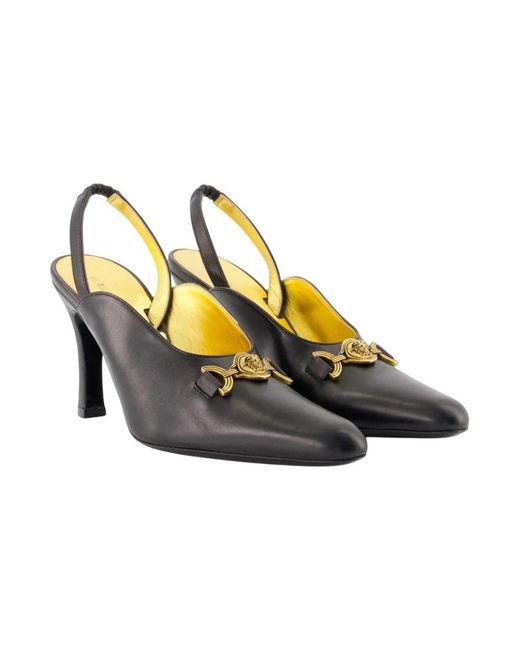 Versace Blue T.90 Pumps