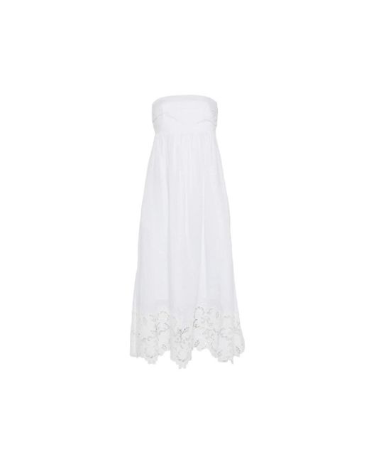 Max Mara White Midi Dresses