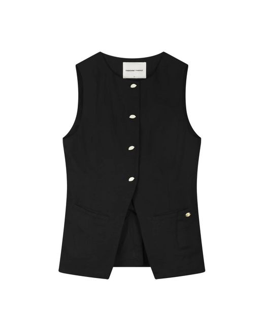 Vests FABIENNE CHAPOT de color Black