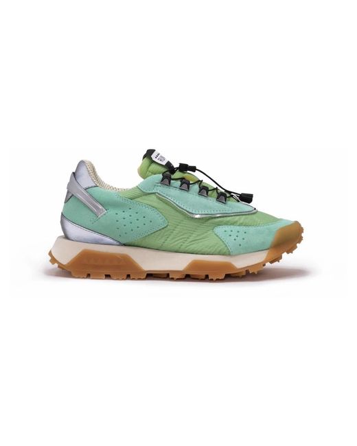 RUN OF Green Sneakers for men