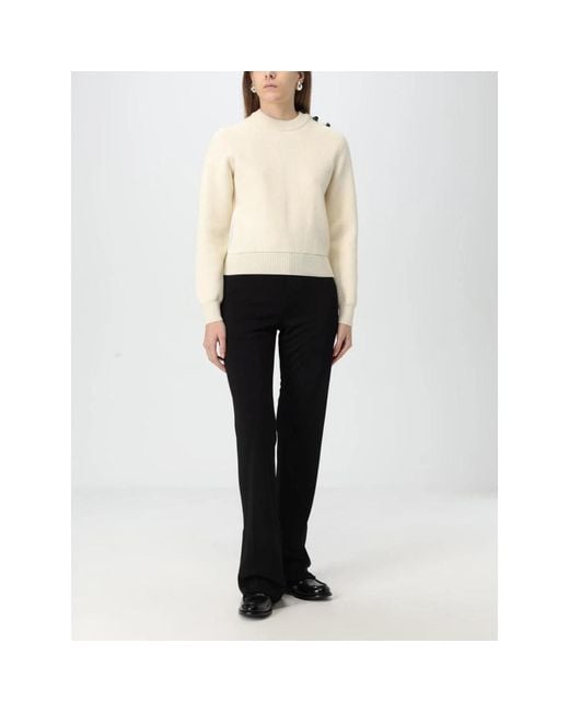 Bottega Veneta Wide Trousers in het Black