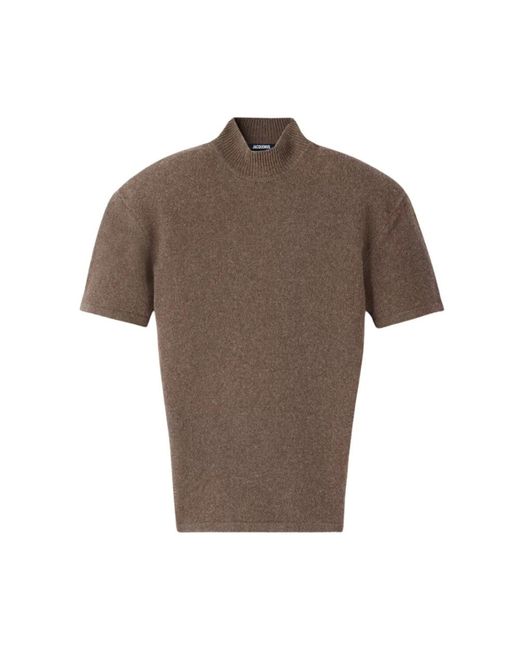 Jacquemus Bruine Wol Kasjmier Trui in het Brown