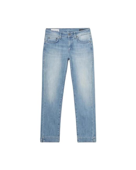 Dondup Jeans ,Blauw ,Rose Jeans Voor Een Stijlvolle Look in het Blue