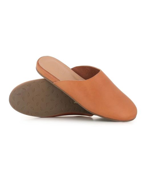 Ancient Greek Sandals Brown Mules