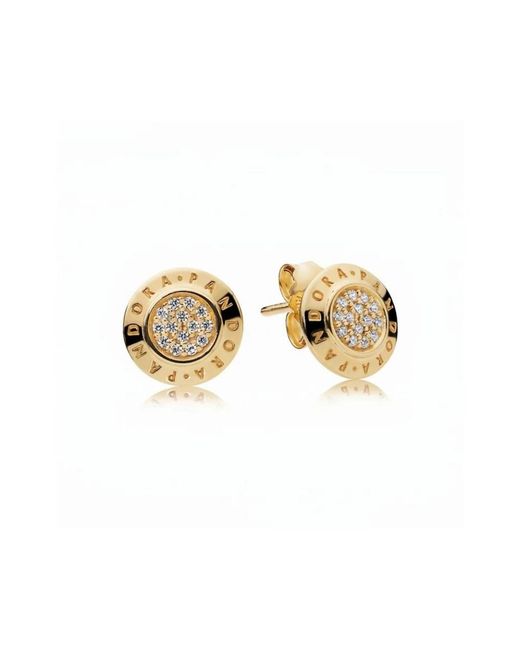 Pandora Metallic Earrings