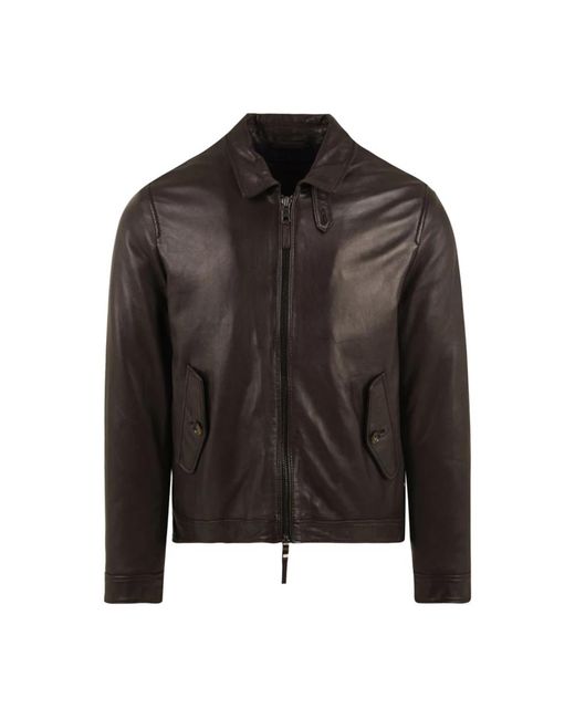 The Jack Leathers Black Leather Jackets for men