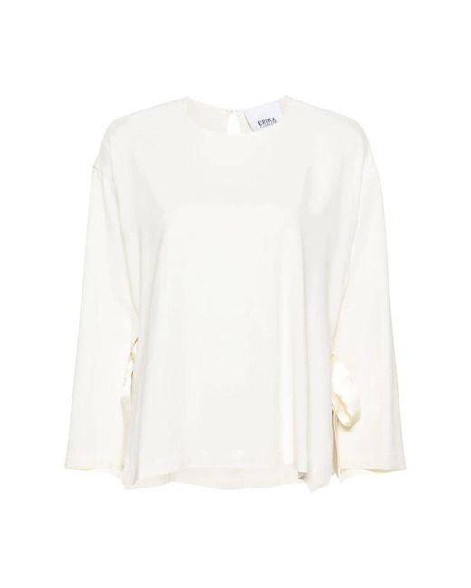 Erika Cavallini Semi Couture White Blouses