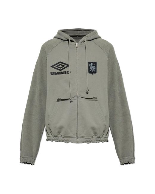 Zip-Throughs Umbro de hombre de color Gray