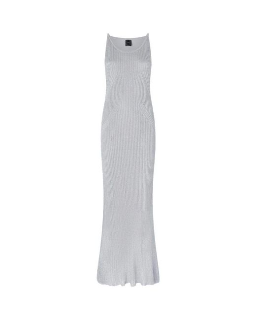 Pinko Gray Graues Kleid Für Vielseitigen Stil