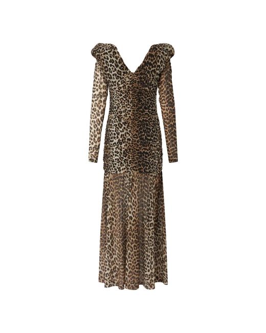 Ganni Brown Maxi Dresses