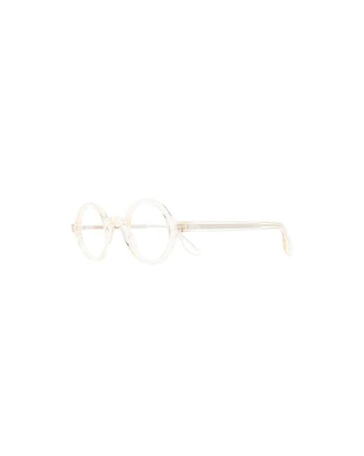 Moscot White Glasses