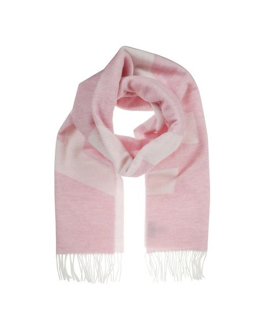 A.P.C. Pink Winter Scarves for men