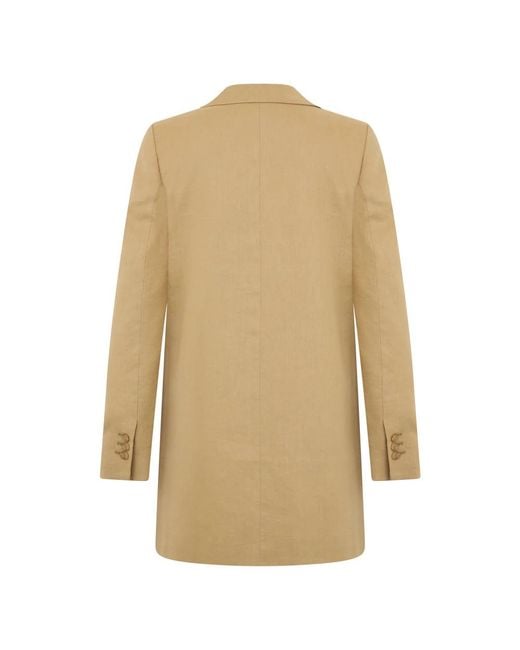 Alberta Ferretti Natural Blazers