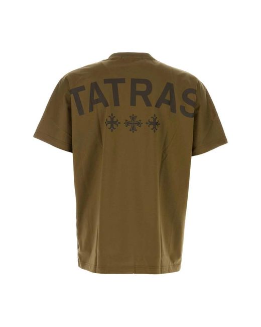 Tatras Tops ,Groen ,Katoen Militair Groene Katoenen T-Shirt in het Green voor heren