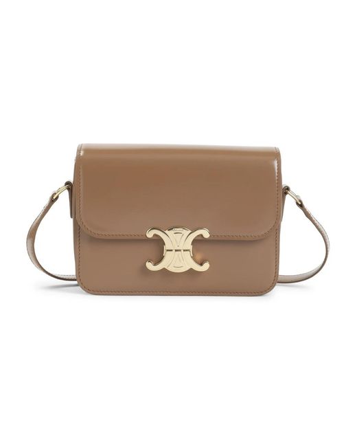 Céline Brown Shoulder Bags