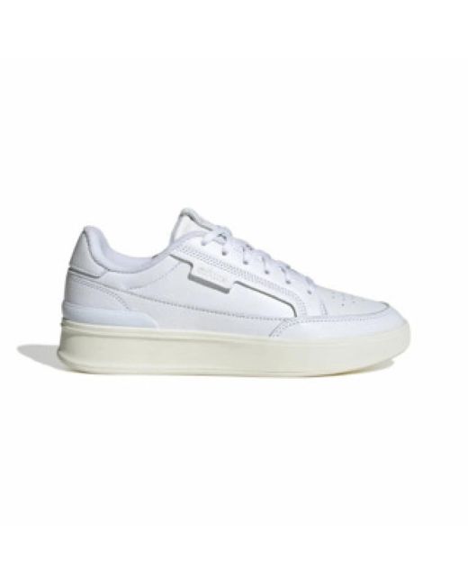 Adidas Blue Weißer Sneaker, Modern & Bequem