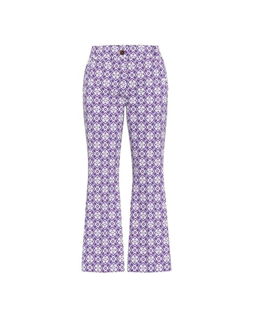 Marella Purple Wide Trousers