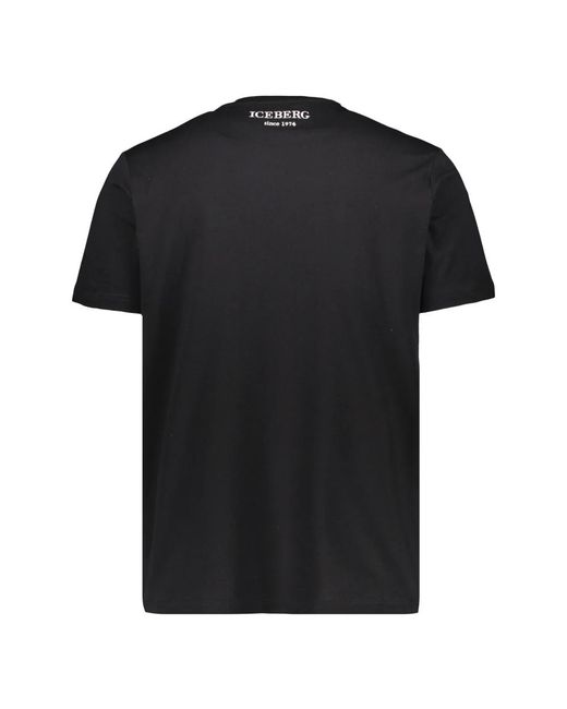 Iceberg Black T-Shirts for men