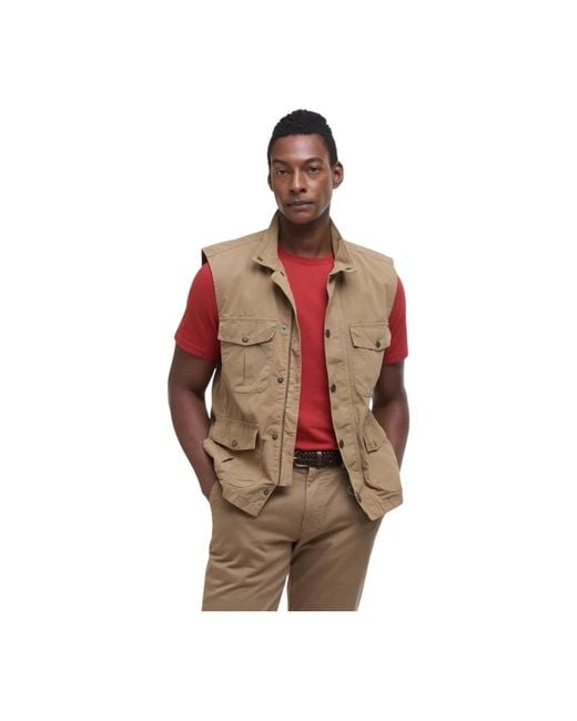 Barbour Vests in het Brown voor heren