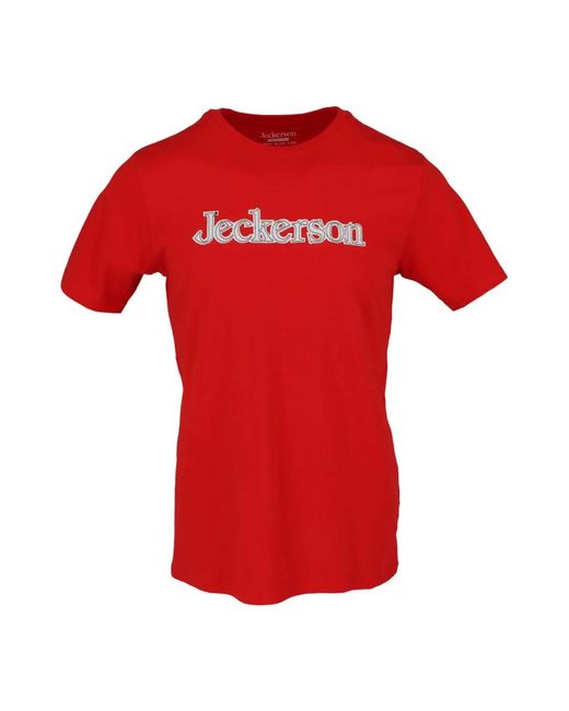 Jeckerson Red T-Shirts for men