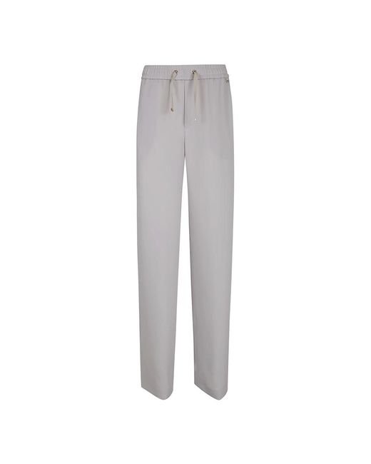 Herno Broeken ,Satijn Broek in het Gray