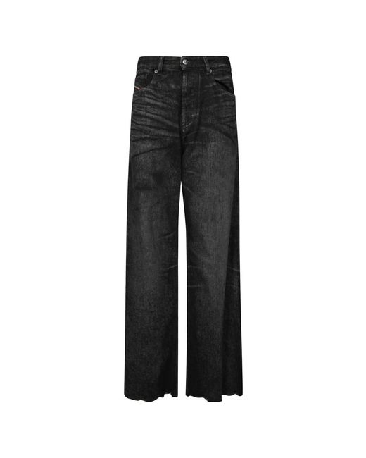 DIESEL Wide Jeans in het Black