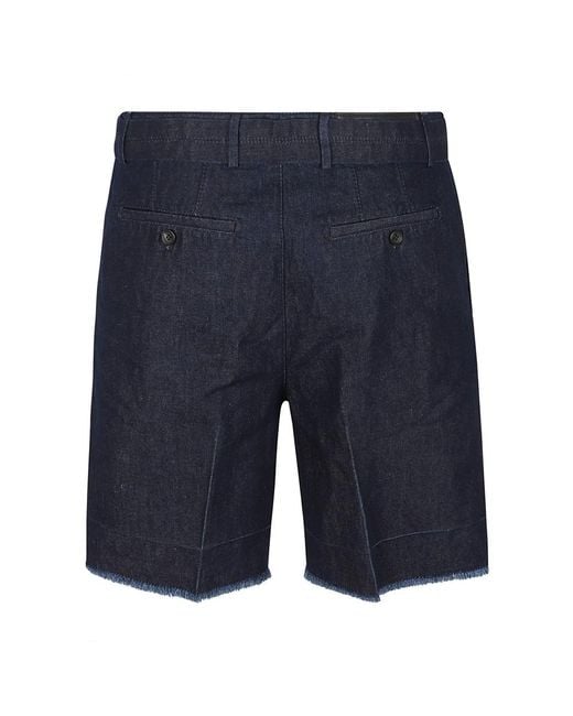 Lanvin Blue Casual Shorts for men