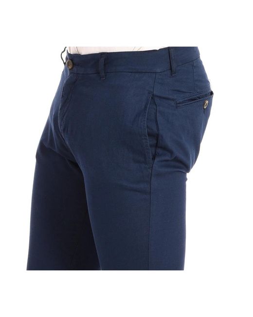 La Martina Blue Chinos for men