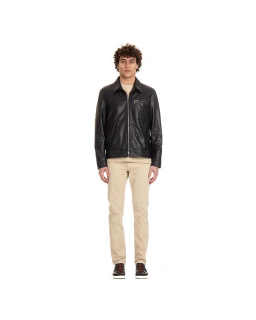 Valstar Black Leather Jackets for men