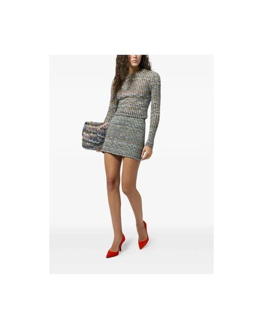 Missoni Gray Short Skirts