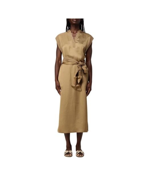 Twinset Metallic Midi Dresses