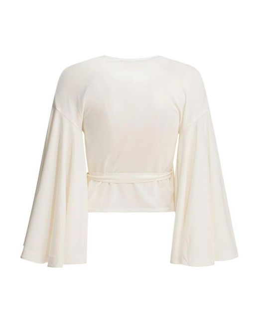 Jacquemus Ventadou Wrap Top in het Natural